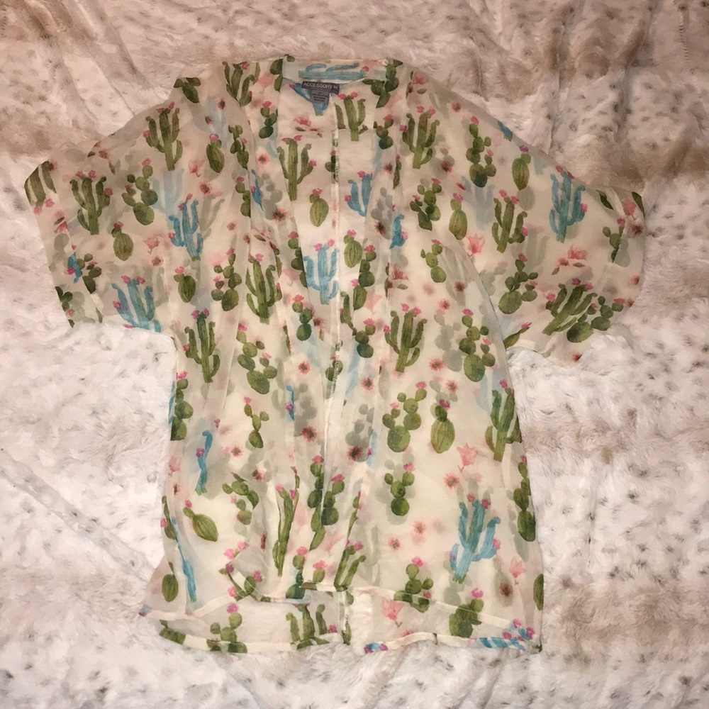 Kimono O/S cactus design